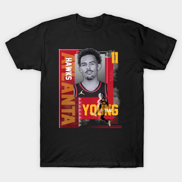 Atlanta Hawks Trae Young 11 T-Shirt by today.i.am.sad